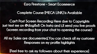 Ezra Firestone  course - Smart Ecommerce download