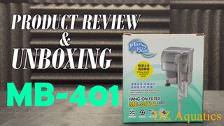 MB401 Hang on filter - review + unboxing