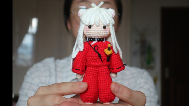 [Illustrated tutorial is here] Not suitable for beginners to crochet doll InuYasha