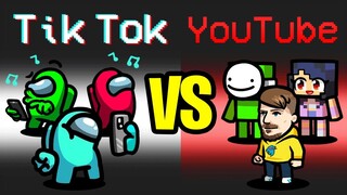 TIKTOK vs YOUTUBER Mod in Among Us