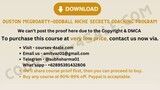 Duston McGroarty - Oddball Niche Secrets Coaching Program