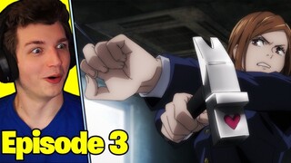 NOBARA IS CRACKED... | Jujutsu Kaisen Episode 3 REACTION!! (Girl of Steel)