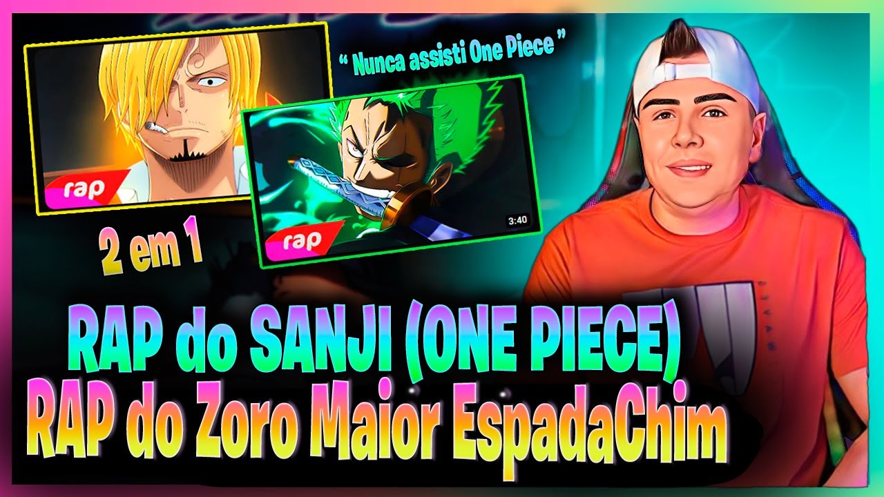 🟢(REACT 2 EM 1) RAP DO ZORO (ONE PIECE) + RAP DO SANJI (Apenas um