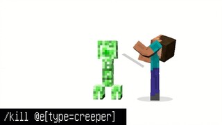 Strange killing animation of Minecraft monsters (4)