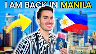 My HECTIC return to The Philippines 🇵🇭 I am finally back in Manila ✨ | Travel Vlog