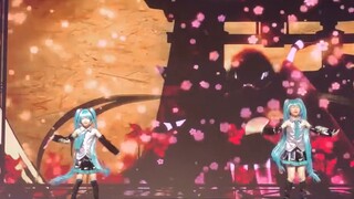 【Two Beans】Two little MIKU’s Senbonzakura❤️Jinan Fantasy Sakura CB11 Comic Exhibition Day 2 main sta