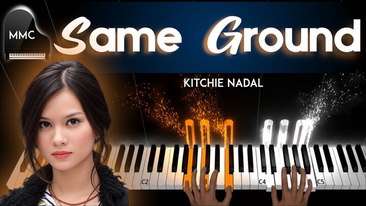 Same Ground by Kitchie Nadal piano cover/tutorial + sheet music