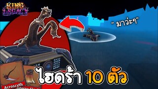 Hydra 10 ตัว หวังว่าจะเจอ Tier4 !!✨King Legacy[EP.4]