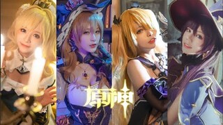 【Genshin Cosplay】年度最强原神cosplay短片/Genshin Impact best of the year cosplay movie/年度最強原神コスプレ動画