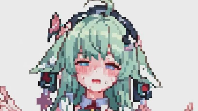 Pixel Huo Huo Inspection_ Honkai Impact Star Dome Railway_ Huo Huo