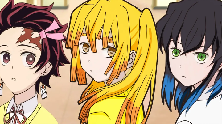 พากย์นรก Kimetsu no yaiba ถ้าพวกทันจิโร่ กลายเป็นสาวดุ้น 💟♀