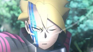 Boruto: Boruto uses Momoshiki's power to defeat Code and starts Momoshiki mode!