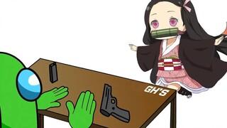 【AMONG US动画】太空狼人杀PK鬼灭之刃，Loser只有一个！