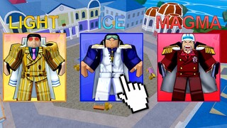 A CADA BOSS NO BLOX FRUITS EU VIRO UM PERSONAGEM DE ONE PIECE QUE JÁ LUTOU CONTRA ELE!