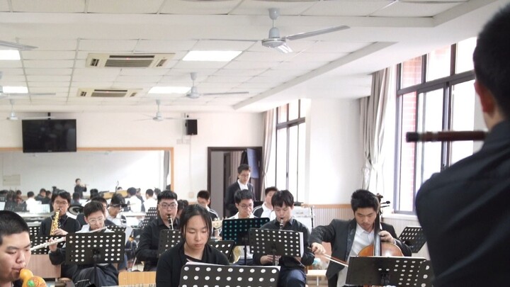 Genshin Impact BGM "Liyue" Buổi diễn tập dàn nhạc giao hưởng điện âm dân tộc trường trung học Nanyan