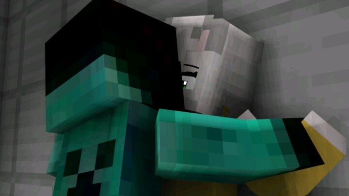 [Animasi Minecraft] Ciuman paksa gagal