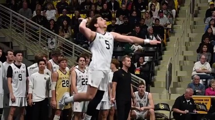 Scoring with a block to end a long rally really boosts morale!