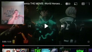 My Hero Academia : the movie 3 World Heroes Mission - Official Trailer Reaction