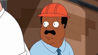 Family Guy: Cleveland lost his job because his balls were exposed, and got his job back because he l