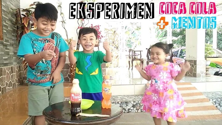 DRAMA ANAK NYOBA EKSPERIMEN COCA COLA MENTOS