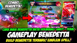 GAMEPLAY BENEDETTA DUCATI SKIN ❗ BUILD BENEDETTA TERSAKIT 2023 ❗ CARA MAIN IRITHEL TUTORIAL TERBARU