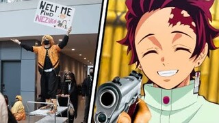 SIMP BREATHING 4TH FORM! (Waifu Hunting at Anime NYC 2021)