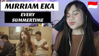 Mirriam Eka - Every Summertime I  See You On Wednesday | FILIPINA REAKSI