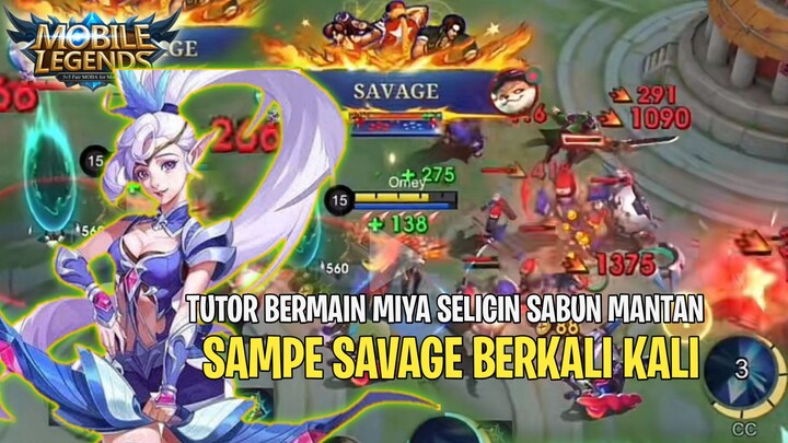 GAMEPLAY MIYA FULL DAMAGE EASY SAVAGE BERKALI KALI