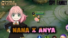 [NANA X ANYA FORGER] SKILLNYA BISA MENGUTUK HERO LAIN JADI ANYA 🗿 | MOBILE LEGENDS