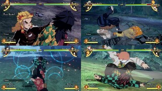 Demon Slayer Hinokami Chronicles - All Grabs (ENGLISH) (60FPS)