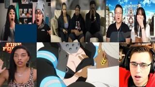 FIRE FORCE EPISODE 19 REACTION MASHUP!!