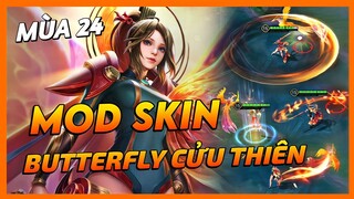 Mod Skin Butterfly Phượng Cửu Thiên Mùa 24 Mới Nhất Full Hiệu Ứng Không Lỗi Mạng | Yugi Gaming