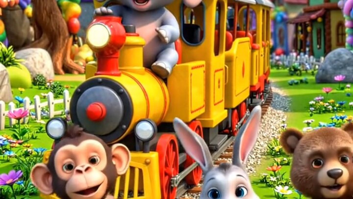 Chhuk Chhuk Choo Choo 🚂🐘 | Funny Kids Nursery Rhyme