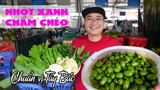Ăn Nhót Xanh chấm Chẩm Chéo chuẩn vị Đặc sản Tây Bắc tại Chợ Sơn La | TUNG TĂNG TV
