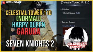 [ENG SUB] Celestial Tower 110 Normal Harpy Queen Garuda - Seven Knights 2