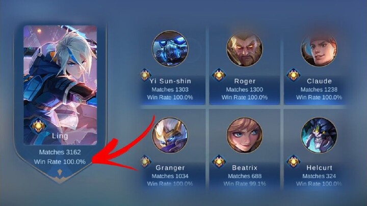 moonton account be like: