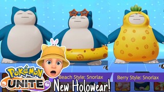 Berry Style Snorlax Holowear Pokemon Unite