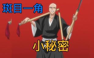 BLEACH小知识1-斑目一角不为人知的小秘密