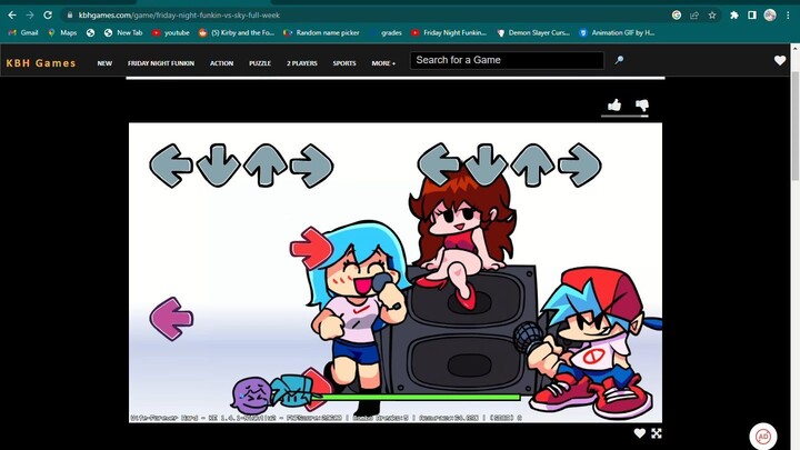 Friday Night Funkin VS Sky Full Week -  real player