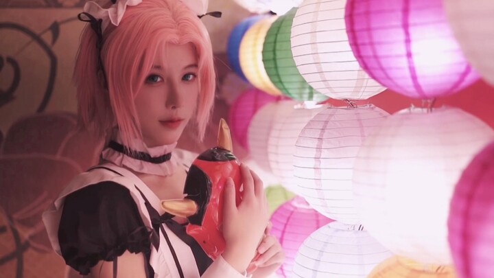 [Naruto Haruno Sakura] When Sakura-chan put on a maid outfit, she…