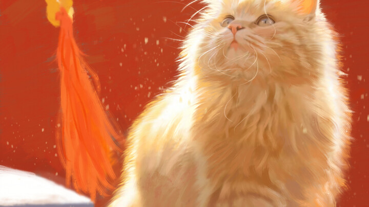 Vẽ một chú mèo nhỏ đang tắm nắng trên thành phố, bước đi kiêu kỳ