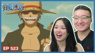 ORIGINAL STRAW HAT OWNER?!?! 🤯 | One Piece Episode 523 Couples Reaction & Discussion
