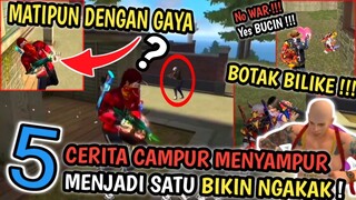 5 Kompilasi Ceritaku Campur-Menyampur Menjadi SATU ,Ending yang Membagongkan || FreeFire Indonesia🇮🇩