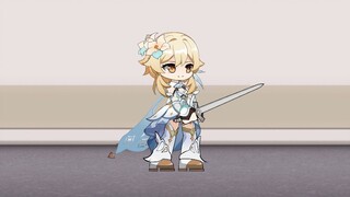 【原神动画】旅行者荧【风】全动作模组