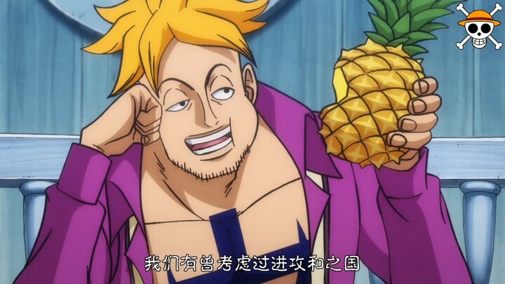 小马哥是个狠人啊，生吃菠萝。