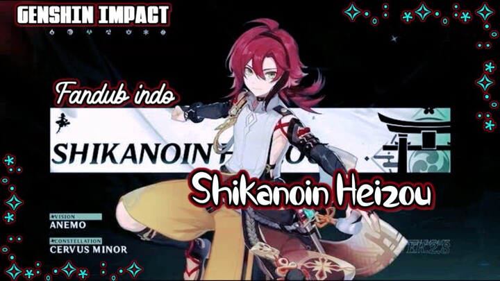 [ FANDUB INDONESIA ] Ayo ungkap pelaku bersamaku!! | shikanoin heizou Character Demo