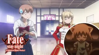 A clip from the anime "Carnival Phantasm"