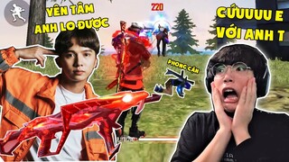 [Free Fire] T GAMING THỬ THÁCH GÁNH PHONG CẬN TV LẤY TOP 1 BẰNG AK RỒNG XANH VÀ MP40 MÃNG XÀ ??