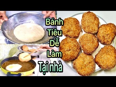 Tự Làm Bánh Tiêu Tại Nhà Cực Kỳ Đơn Giản | Món Ăn Vặt Ngon Dễ Làm