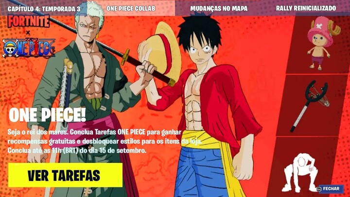 ONE PIECE x FORTNITE NA TEMPORADA 3?